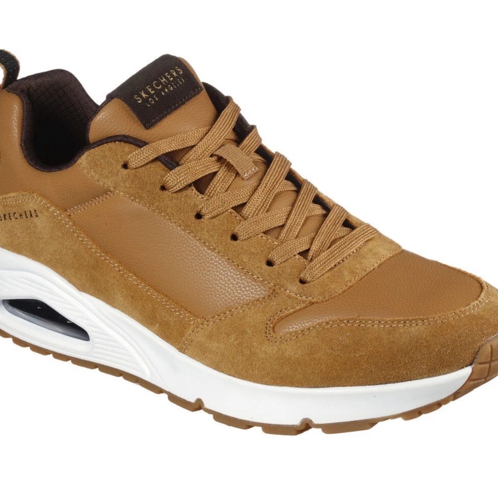 Skechers Men's Street - Uno Stacre Sneaker in Tan